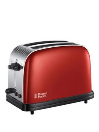 Russell Hobbs 23330 Colours Plus 2-Slice Toaster - Red